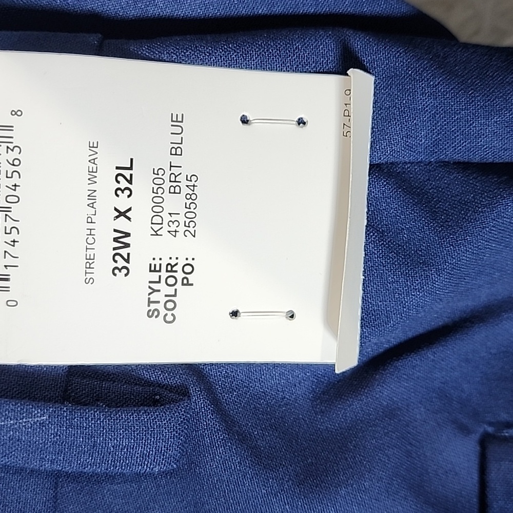 Kenneth Cole Reaction Men's Blue Pants Brand New Skinny Fit - Picture 14 of 15